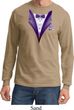 Purple Tuxedo Long Sleeve Shirt