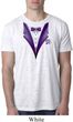 Purple Tuxedo Mens Burnout Shirt