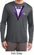 Purple Tuxedo Mens Moisture Wicking Long Sleeve Shirt