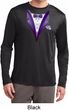 Purple Tuxedo Mens Moisture Wicking Long Sleeve Shirt