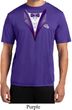 Purple Tuxedo Mens Moisture Wicking Shirt