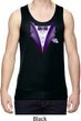 Purple Tuxedo Mens Moisture Wicking Tanktop