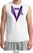 Purple Tuxedo Mens Muscle Shirt