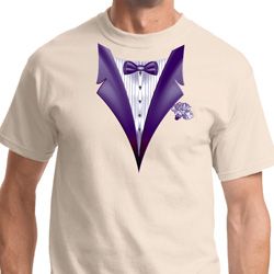 Purple Tuxedo Mens Shirts