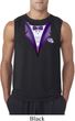 Purple Tuxedo Mens Sleeveless Shirt