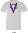 Purple Tuxedo Mens Tall Shirt