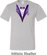 Purple Tuxedo Mens Tall Shirt