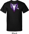 Purple Tuxedo Mens Tall Shirt