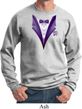 Purple Tuxedo Sweatshirt