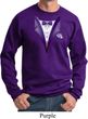 Purple Tuxedo Sweatshirt