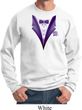 Purple Tuxedo Sweatshirt