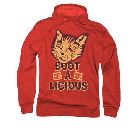 Puss N Boots Hoodie Boot A Licious Red Sweatshirt Hoody