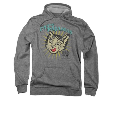 Puss N Boots Hoodie Cat's Pajamas Athletic Heather Sweatshirt Hoody
