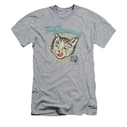 Puss N Boots Shirt Slim Fit Cat's Pajamas Athletic Heather T-Shirt
