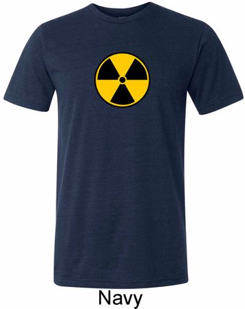 Radiation Mens Tri Blend Crewneck Shirt