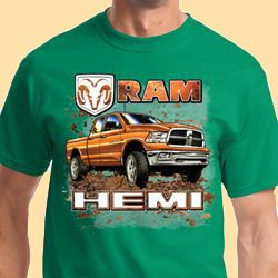Ram Hemi Trucks Mens Dodge Shirts