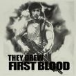 Rambo Shirt First Blood Adult Dirty White Tee T-Shirt