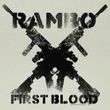 Rambo Shirt Guns Adult Dirty White Tee T-Shirt