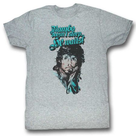 Rambo Shirt No Sleep Athletic Heather T-Shirt