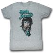 Rambo Shirt Rain On Your Face Adult Heather Gray Tee T-Shirt