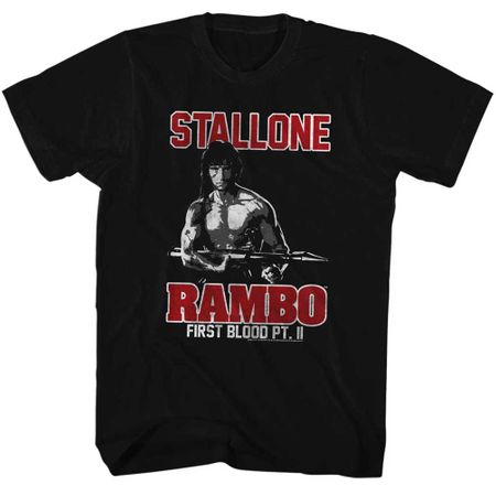 Rambo Shirt Stallone Is Rambo Black T-Shirt