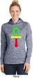 Rasta Ankh Ladies Moisture Wicking Hoodie