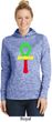 Rasta Ankh Ladies Moisture Wicking Hoodie