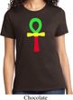 Rasta Ankh Ladies Shirt