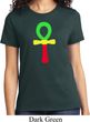 Rasta Ankh Ladies Shirt