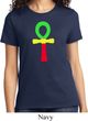 Rasta Ankh Ladies Shirt