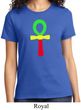 Rasta Ankh Ladies Shirt