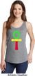 Rasta Ankh Ladies Tank Top