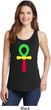 Rasta Ankh Ladies Tank Top