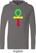Rasta Ankh Lightweight Hoodie Tee