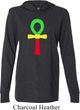 Rasta Ankh Lightweight Hoodie Tee