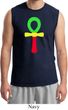 Rasta Ankh Mens Muscle Shirt