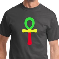 Rasta Ankh Mens Shirts