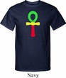 Rasta Ankh Mens Tall Shirt