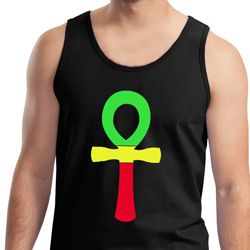 Rasta Ankh Mens Tank Top Rasta Ankh Mens Tank Top
