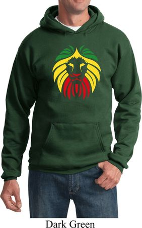 Rasta Lion Head Hoodie