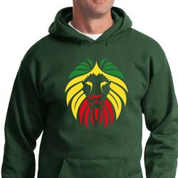 Rasta Lion Head Hoodie