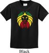 Rasta Lion Head Kids Shirt