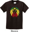 Rasta Lion Head Kids Shirt