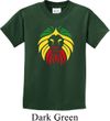Rasta Lion Head Kids Shirt
