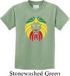 Rasta Lion Head Kids Shirt