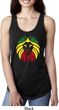 Rasta Lion Head Ladies Ideal Tank Top