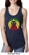 Rasta Lion Head Ladies Ideal Tank Top