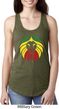 Rasta Lion Head Ladies Ideal Tank Top