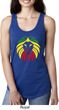 Rasta Lion Head Ladies Ideal Tank Top