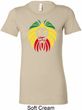 Rasta Lion Head Ladies Longer Length Shirt